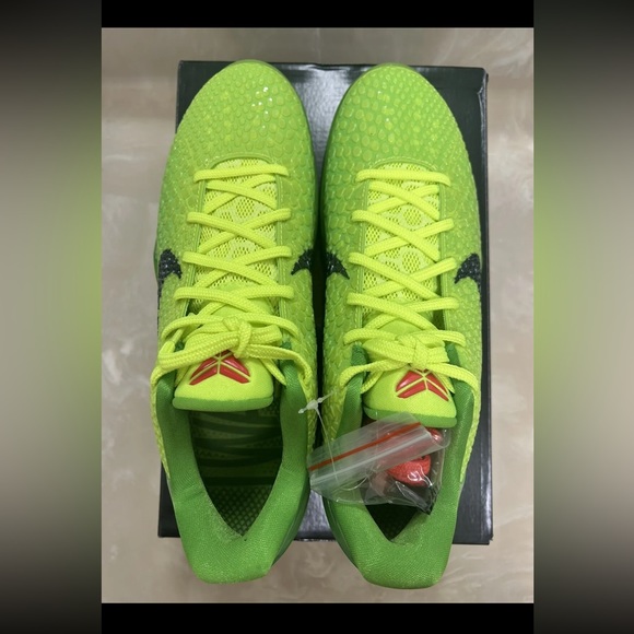 New Nike Zoom Kobe 6 Protro Grinch 2020 Size 10 Green Basketball with Box main image 7
